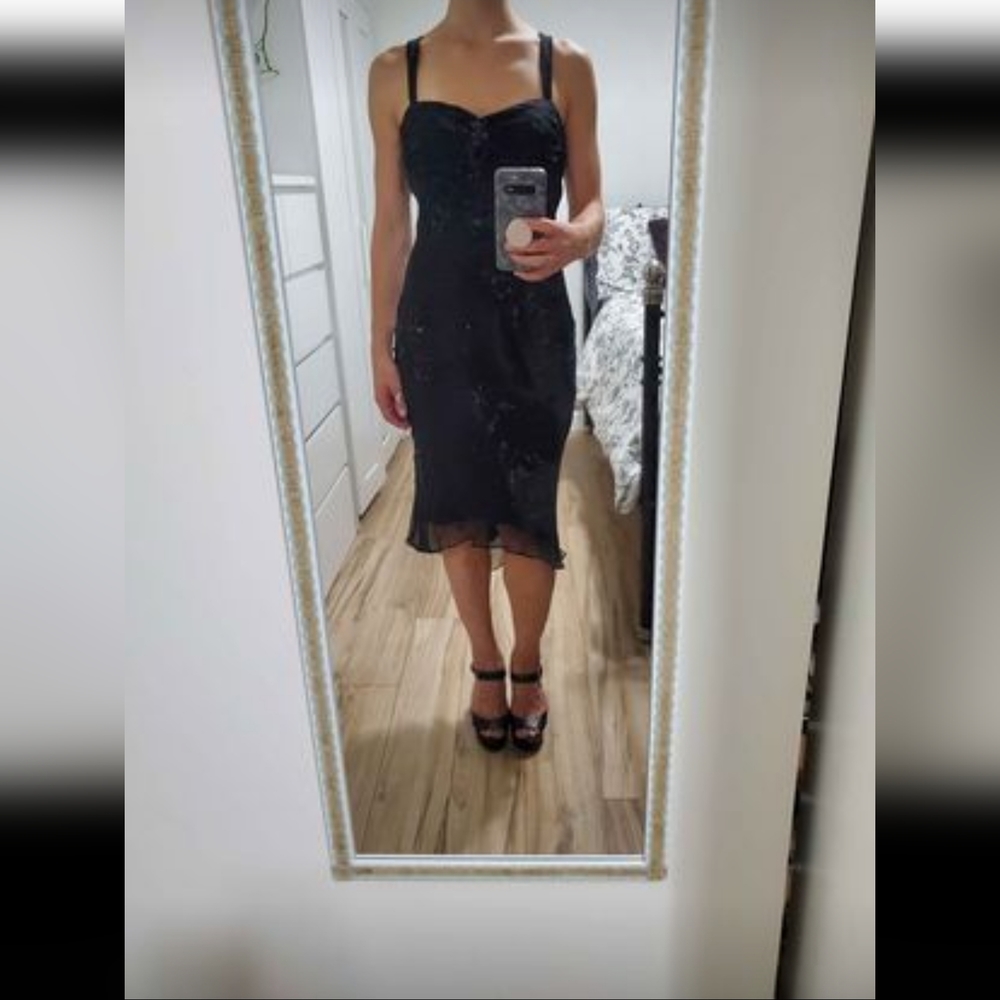 Black Beaded Dress
